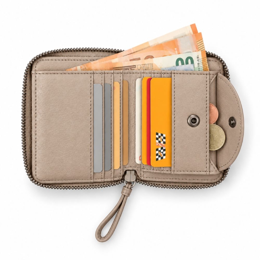 MIDI ZIP WALLET MUSHROOM